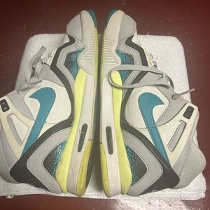 Pre owned Nike Air Tech Challenge II Size 13 Turbo Green 2014 Agass